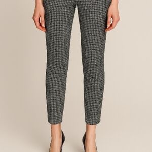 Banana Republic Ryan Black & White Ankle Cropped Pants, Size 4